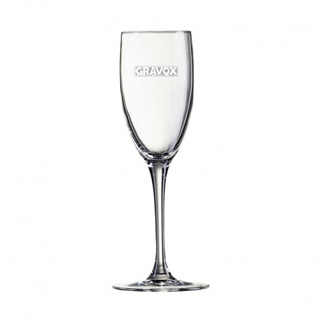 Estilizada Copa de Champagne So Wine 16, Incluye grabado láser