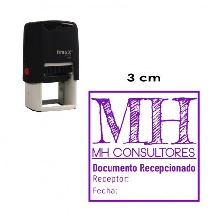 Timbre de goma automático Traxx 9023
