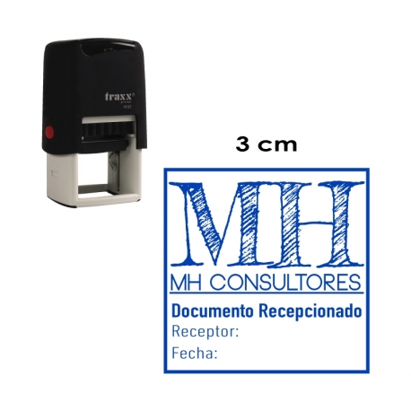 Timbre de goma automático Traxx 9023
