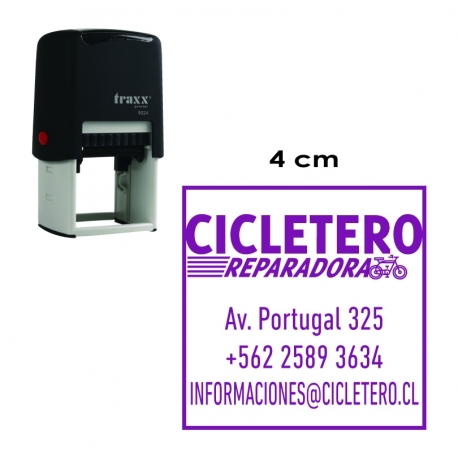 Timbre de goma automático Traxx 9024 Timbre de goma automático Traxx 9024