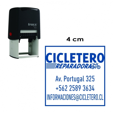 Timbre de goma automático Traxx 9024 Timbre de goma automático Traxx 9024