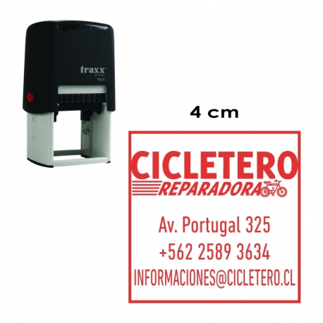 Timbre de goma automático Traxx 9024 Timbre de goma automático Traxx 9024