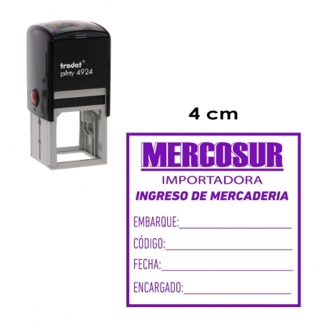 Timbre de Goma Automático Trodat Printy 4924 Cuadrado