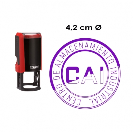 Timbre de goma automático circular Trodat 4642 Timbre de goma automático circular Trodat 4642