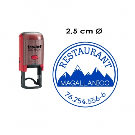 Timbre de goma automático redondo Trodat 46025 Timbre de goma automático redondo Trodat 46025