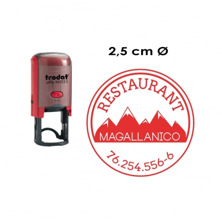 Timbre de goma automático redondo Trodat 46025 Timbre de goma automático redondo Trodat 46025