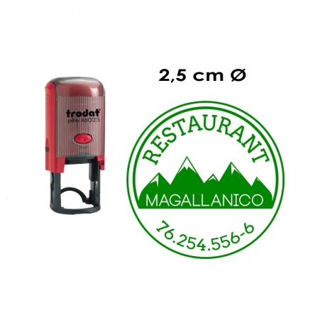 Timbre de goma automático redondo Trodat 46025 Timbre de goma automático redondo Trodat 46025