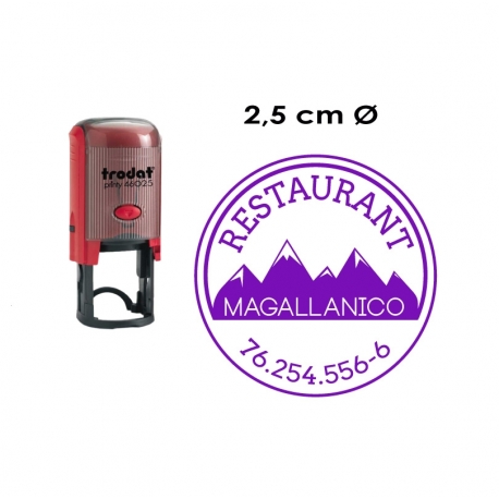 Timbre de goma automático redondo Trodat 46025 Timbre de goma automático redondo Trodat 46025