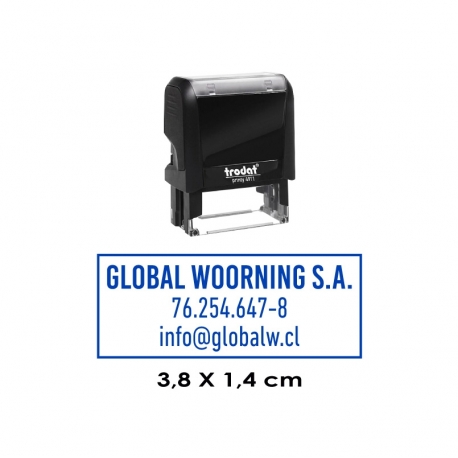 Timbre de Goma Automático Trodat Printy 4911