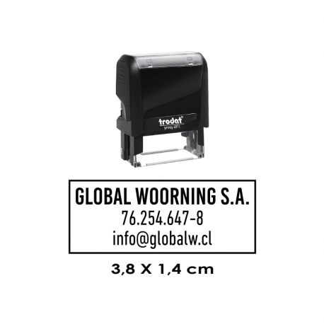 Timbre de Goma Automático Trodat Printy 4911