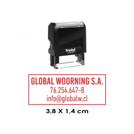 Timbre de Goma Automático Trodat Printy 4911
