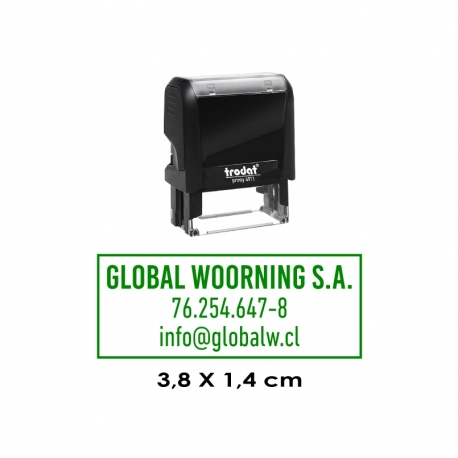 Timbre de Goma Automático Trodat Printy 4911