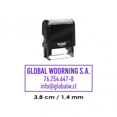 Timbre de Goma Automático Trodat Printy 4911