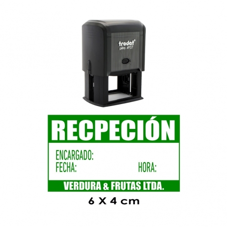 Timbre de goma automático Trodat 4927, rectangular de hasta 6x7 cms para logos, dibujo y textos.