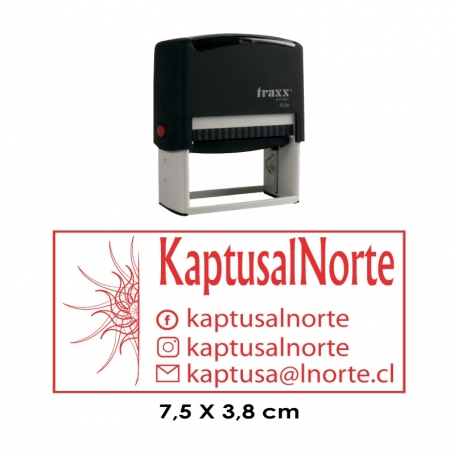 Timbre de goma automático Traxx 9026