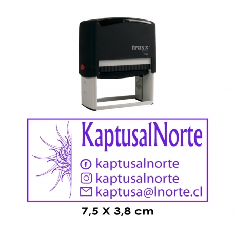 Timbre de goma automático Traxx 9026