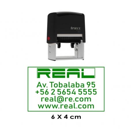 Timbre de goma automático Traxx 9027