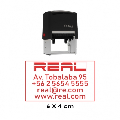 Timbre de goma automático Traxx 9027