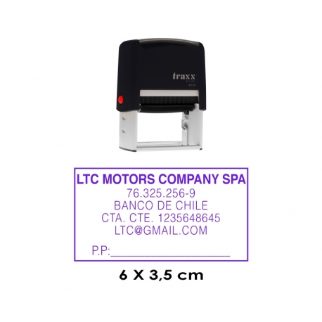 Timbre de goma automático Traxx 9028