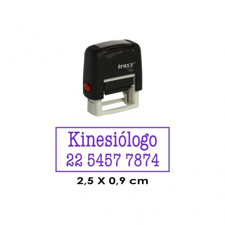 Timbre de goma automático Traxx 9010 Timbre de goma automático Traxx 9010