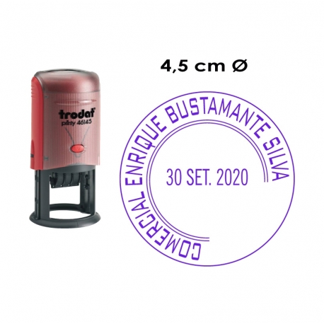 Timbre Fechador Automático Trodat Printy 46145, Ideal para Empresas e instituciones Timbre Fechador Automático Trodat Printy 46145, Ideal para Empresas e instituciones