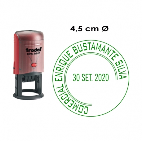Timbre Fechador Automático Trodat Printy 46145, Ideal para Empresas e instituciones Timbre Fechador Automático Trodat Printy 46145, Ideal para Empresas e instituciones