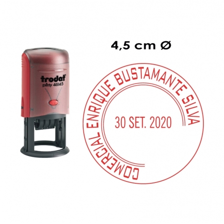 Timbre Fechador Automático Trodat Printy 46145, Ideal para Empresas e instituciones Timbre Fechador Automático Trodat Printy 46145, Ideal para Empresas e instituciones