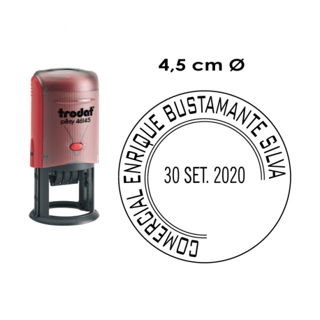 Timbre Fechador Automático Trodat Printy 46145, Ideal para Empresas e instituciones Timbre Fechador Automático Trodat Printy 46145, Ideal para Empresas e instituciones