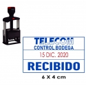 Timbre Fechador Profesional Traxx JF 660 con entintado automático, un sello fechero preferido por empresas e instituciones.