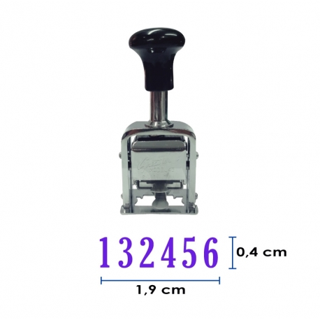 Foliador 6 dígitos (numerador) Automático Great Wall color Negro