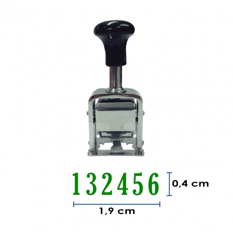 Foliador 6 dígitos (numerador) Automático Great Wall color Negro