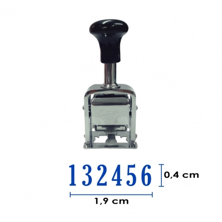 Foliador 6 dígitos (numerador) Automático Great Wall color Negro