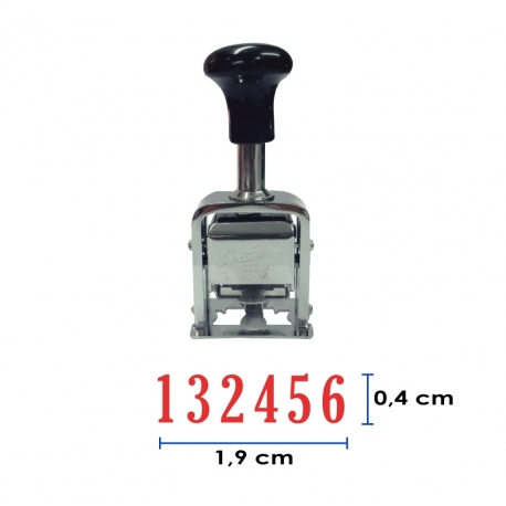 Foliador 6 dígitos (numerador) Automático Great Wall color Negro