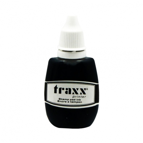 Tinta Negra para timbre de goma (Alemana) Marca Traxx