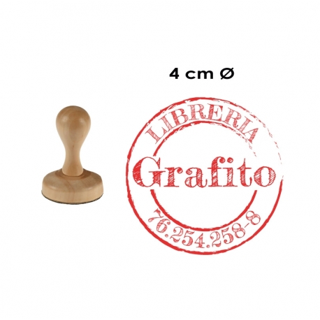 Timbre Cuadrado o Circular de 4 centímetros en soporte madera. Servicio Expres! Timbre Cuadrado o Circular de 4 centímetros en soporte madera. Servicio Expres!