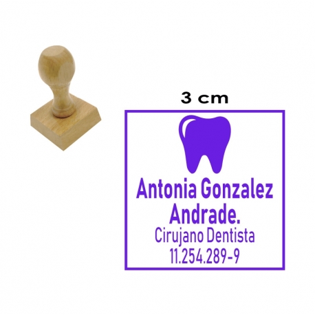 Timbre Redondo y Cuadrado de 3 centímetros en soporte madera, con servicio expres Timbre Redondo y Cuadrado de 3 centímetros en soporte madera, con servicio expres