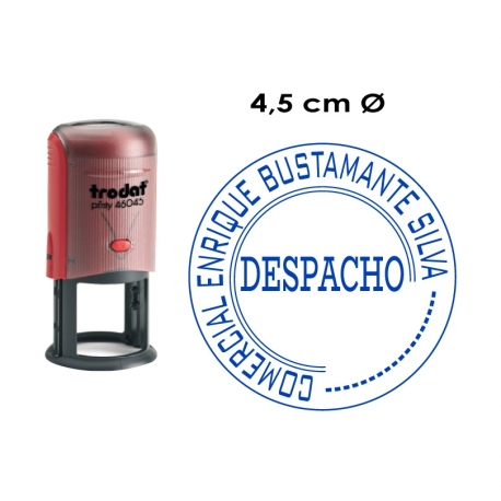 Timbre de goma automático redondo Trodat 46045 Timbre de goma automático redondo Trodat 46045