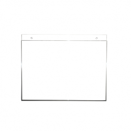 Porta Gráfica tamaño A4 Horizontal - Producto para muro con doble capa acrílica