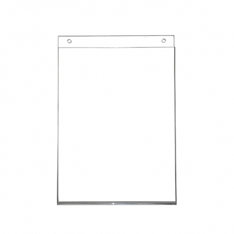 Porta Gráfica tamaño A4 Vertical - Producto para muro con doble capa acrílica