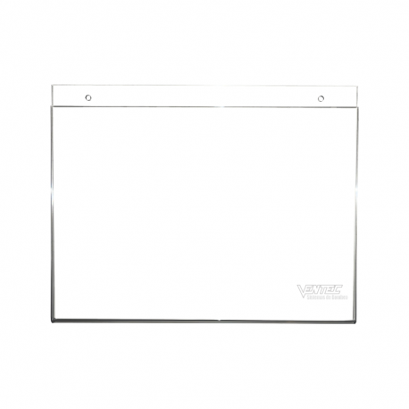 Porta Gráfica tamaño A4 Horizontal - Producto para muro con doble capa acrílica