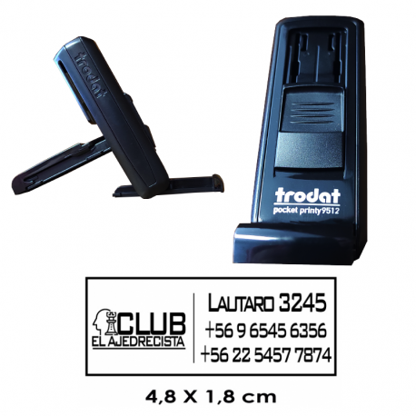 Timbre automático de Bolsillo Trodat 9512