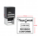 Timbre Fechador automático Shiny Printer S-542D 4.2 cms - Personalizado - Línea Superior