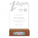 Galvano Primer Lugar "Triunfo" para premiación o competencia - Incluye personalización y grabado láser