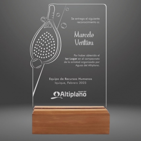 Galvano Pádel 1er lugar
