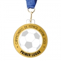 Medallas de competencia línea Prime para Primer Lugar 7cm - Acrílico y placa metalizada personalizada - Perfecta para competencias