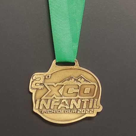 Medalla metálica de 7 cm 