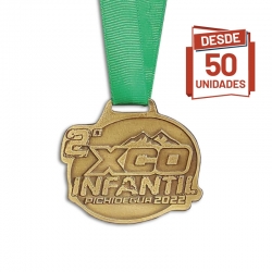 Medalla metálica de 7 cm 