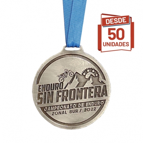 Medalla grande metálica de 9 cm