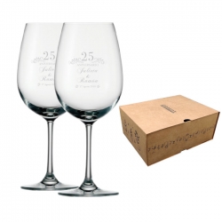 2 Copas de Vino Grabables Stölzle 45, Incluye caja de presentación 