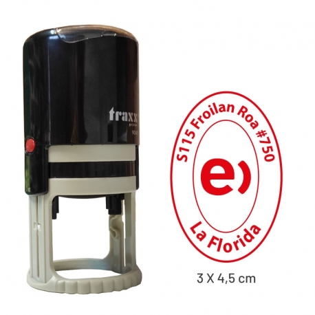 Timbre ovalado vertical 3x4,5 cms Timbre ovalado vertical 3x4,5 cms